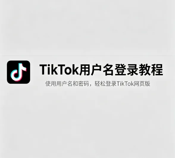 TikTok用户名登录教程